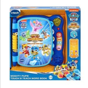 VTech PAW Patrol Mighty Pups Touch and Teach Word Book With Ryder NEW